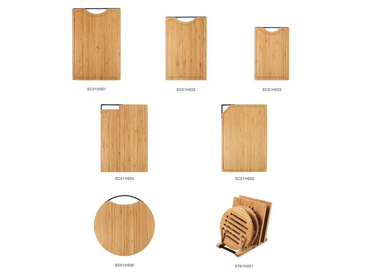 Bamboo Cutting Board Set